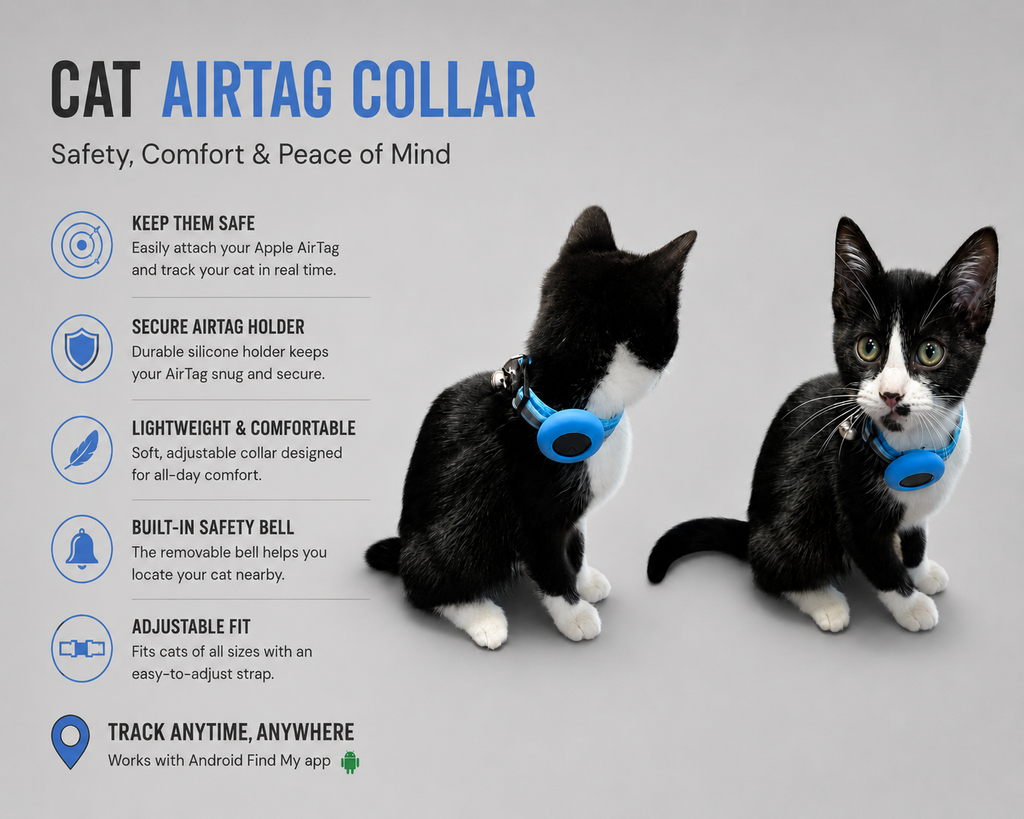 PawNest AirTag Cat Collar Combo